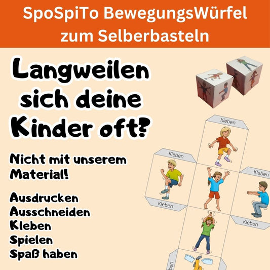 Bewegungsideen für Kinder | Yoga Pause | BewegungsLotto | Fitness-Challenge uvm. | Digitaler Download (192 Seiten)