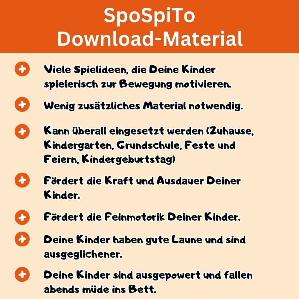 Bewegungsideen für Kinder | Yoga Pause | BewegungsLotto | Fitness-Challenge uvm. | Digitaler Download (192 Seiten)