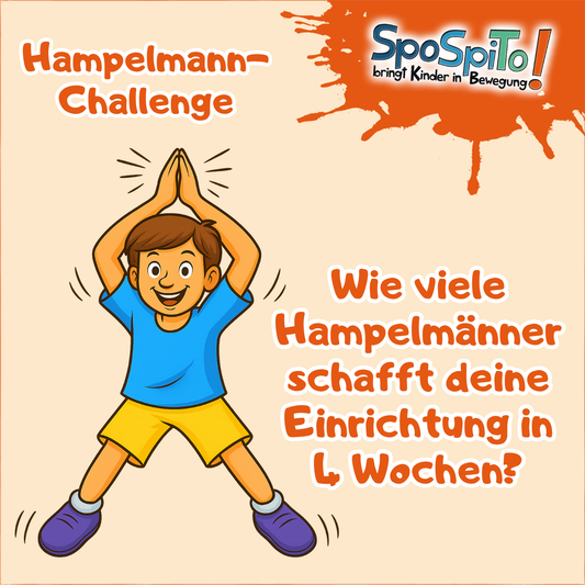 Hampelmann-Challenge: Wie viele Hampelmänner schafft deine Einrichtung in 4 Wochen?
