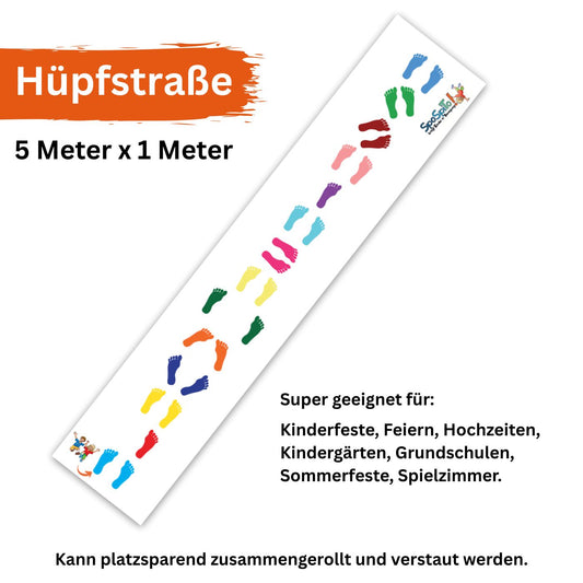SpoSpiTo-Hüpfstraße 500 x 100 cm