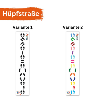 SpoSpiTo-Hüpfstraße 500 x 100 cm
