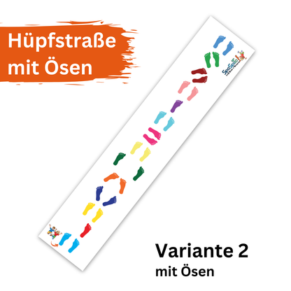 SpoSpiTo-Hüpfstraße 500 x 100 cm