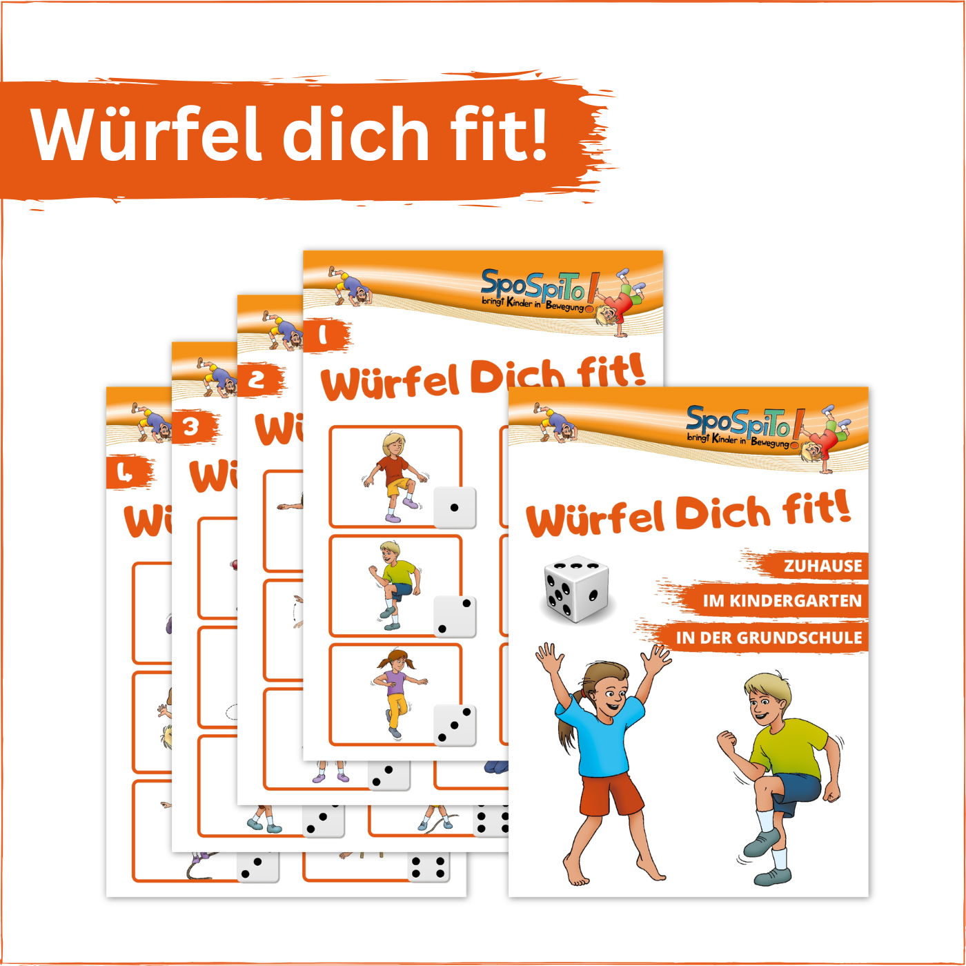 Würfel dich fit! | XXL-Paket | 134.596 verschiedene Varianten möglich